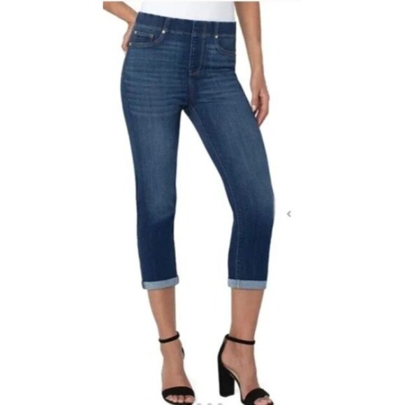 Liverpool Chloe Crop Skinny Size 4/27 Petite NWT Fowler $89 Pull On - Picture 1 of 9